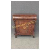 Flame Mahogany Empire Chest