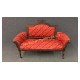 Eastlake Walnut Settee