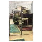 Pair Art Deco Side Light  Mirrors