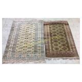 2 Woven Silk Prayer Mats