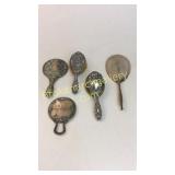 5 Pieces Mostly Sterling Dresser Articles