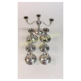 7 Sterling Candlesticks