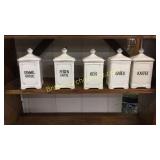 German Porcelain Canister set