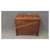 Walnut 2 Over 3 Chest