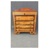 Exceptional Birdseye Maple Empire Chest