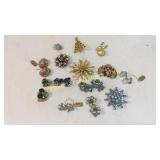 20 Pieces Rhinestone and Colored Jewelry