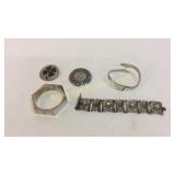 5 Pcs Mexican Silver