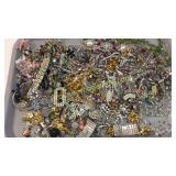Large Group Costume Jewelry, Most Rhinestone