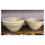 2 Large Batter Bowls