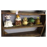 5 Assorted Cookie Jars
