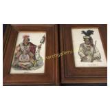 2 Native American Tribal Chief Prints