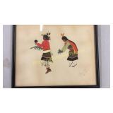 Watercolor Hopi Dancers
