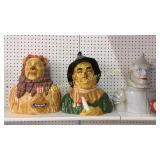 3 Wizard of Oz Cookie Jars
