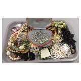 Tray Lot of Costume Jewelry