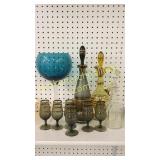 10 Pieces Vintage Glassware