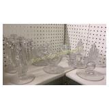3 Pairs Crystal Candlisticks