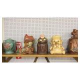 5 Assorted Cookie Jars