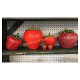 Strawberry Cookie Jars, Shakers