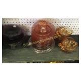 40 Pieces Colored Depression Glass