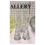 5 Orrefors Crystal Candle Holders