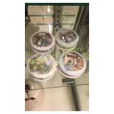 4 Beatrix Pottery Dresser Dishes