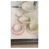 3 Pieces Lenox, 2 Belleek Cup Sets