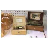 2 Vintage Music Boxes