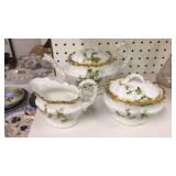 3 Pieces Limoges Tea Set