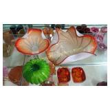 5 Pieces Art Glass