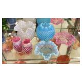 6 Pieces Fenton Hobnail