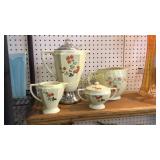 3 Pieces Coffee Set, Halls Pitcher