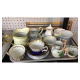 12 Pieces Assorted China Table Items