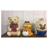 3 Animal Cookie Jars