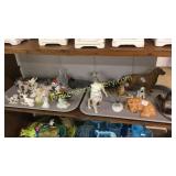 2 Tray Lots of Animal Figurines