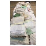 Large Group of Table Linens and Doilies