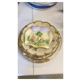 7 Hand Painted Plates & Dishes