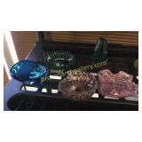5 Pieces Assorted Art Glass