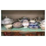 15 Pieces Transferware