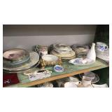 50 Pieces Assorted China, Glass, Porcelain