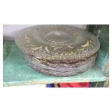 7 Glass Serving Trays