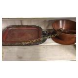 5 Pieces Serving Trays, Bowls, Cookie Press