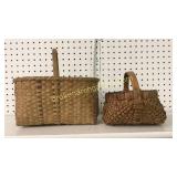 2 Woven Split Country Baskets