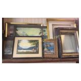 7 Pieces Artwork and Frames