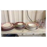 28 Pieces Coca Cola Tableware