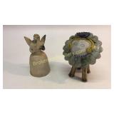 Mexican Pottery Angel, Studio Flower Face