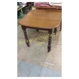 English Oak Barley Twist Breakfast Table