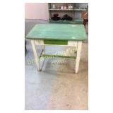 1 Drawer European Work Table in Original Paint