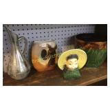 4 Pieces Of Assorted Pottery