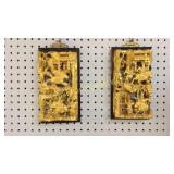 Pair Asian Pierced Carved Wall Panels