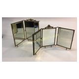 2 Victorian Folding Mirrors